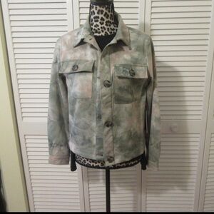 C’est Toi Green and Tan Women's Jacket